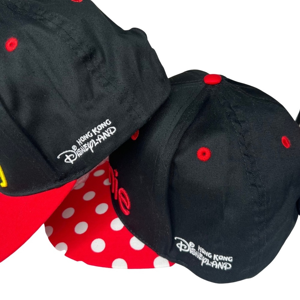 Disney New Hong Kong Disneyland I'm His Minnie I'm Her Mickey Couple's Hats NWT - Picture 10 of 17